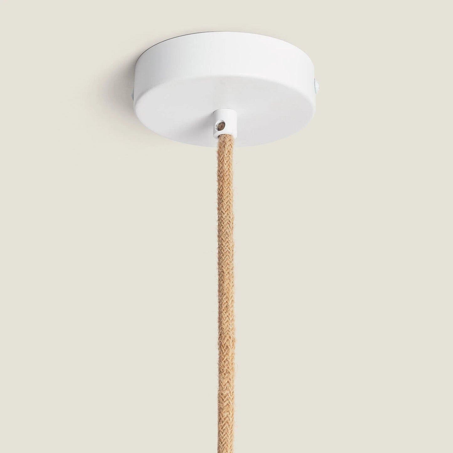 Làmpada Penjant de Corda Natural 50cm - Disseny Artesanal Boho