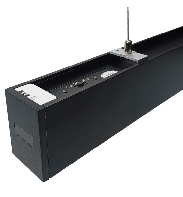 Pantalla lineal led CCT línia continua negra