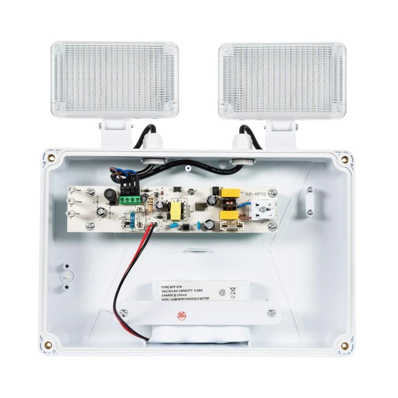 Emergencia industrial doble foco 6w