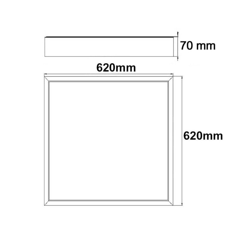 Kit de Superficie para Panel LED 120x60 es un producto diseñado específicamente para resolver las limitaciones de instalación de paneles LED en techos no desmontables, ofreciendo una solución segura, práctica y elegante. El kit de superficie para panel LED está fabricado en aluminio de alta calidad, con un acabado de pintura en polvo de color blanco. Incluye todos los accesorios necesarios para su montaje y fijación al techo.