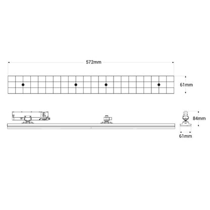 Foco Carril LED Trifásico CCT  Lente Simétrica LIFUD es un tipo de iluminación que se utiliza para montar sobre un carril trifásico, lo que permite que las luminarias sean movibles y ajustables a lo largo del carril.