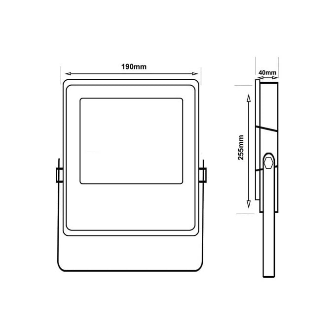Foco Proyector LED SMD de 100w PRO con chipled OSRAM lo hacen idóneo para iluminar de manera eficaz y durable. Se trata de un producto con una clase energética A++