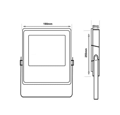 Foco Proyector LED SMD de 100w PRO con chipled OSRAM lo hacen idóneo para iluminar de manera eficaz y durable. Se trata de un producto con una clase energética A++