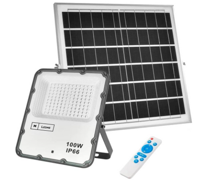 Foco solar LED para exteriores a prueba de agua IP65 puede funcionar normalmente en condiciones de lluvia, aguanieve y nieve, adecuada para su patio, terraza, garaje, estadio, área de juegos abierta y otros lugares.
La batería de litio de 3.2V 20000mAh garantiza un tiempo de carga rápido de 10-12 horas y un tiempo de uso prolongado de 10-12 horas