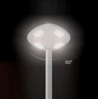 Farola equipada con la última tecnología LED, esta farola ofrece una potencia
de 100W y una luminosidad de 2.700lm, asegurando una iluminación brillante y uniforme en todo momento.
Con una temperatura de color de 3000K, proporciona una luz cálida y
agradable que mejora la visibilidad sin deslumbrar, ideal para una variedad de aplicaciones exteriores.
Incorpora una batería de litio BYD de 121,6Wh. La farola se enciende automáticamente al anochecer y se apaga al amanecer. Apta para columnas de punta de Ø60mm