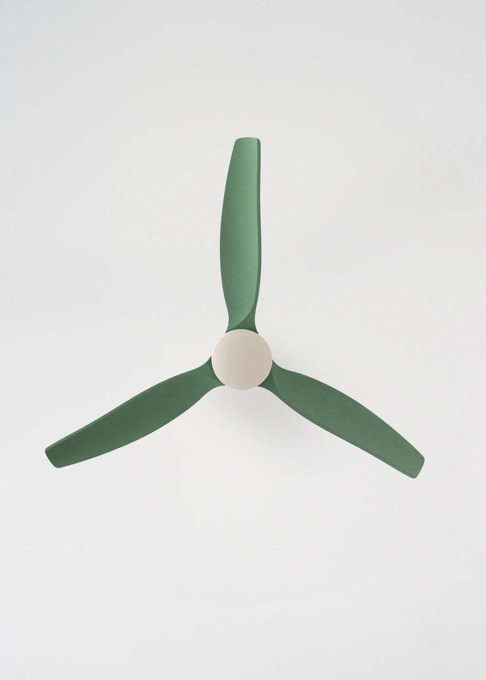 Ventilador de sostre verd amb Llum LED - Motor DC Interior - exterior